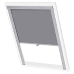 vidaXL Blackout Roller Blind Grey CK02 NEW