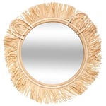 Atmosphera - Miroir Enfant Lion - Raffia D38 cm