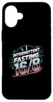 Coque pour iPhone 16 Plus Passionné de jeûne intermittent 16/8 OMAD