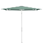 Glatz, Twist parasoll 250x200 cm matt white Kat.5 589 Green Stripe