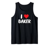 I Love Baker - Heart Tank Top