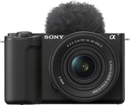 Sony ZV-E10 II spegellös kamera 16-50 mm objektivsats