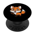 Renard Sourire Petit Ami Jouet Enfant PopSockets PopGrip Adhésif