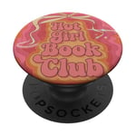 Hot Girl Book Club Rétro PopSockets PopGrip Adhésif