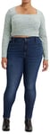 Levi's Women's Plus Size 720 High Rise Super Skinny Jeans, Love Song Dark, 14 M