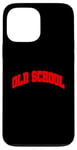 Coque pour iPhone 13 Pro Max Graphique rouge Old School Red Graphic