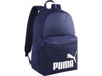 Puma Sports Backpack - Phase, tummansininen, 18.5L (P9614)