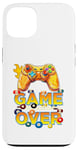 Coque pour iPhone 13 Game Over Vintage Retro Jeux Vidéo Gaming