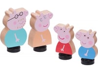 Figurka Character Options Świnka Peppa - Drewniane Figurki 4-Pak (07207)