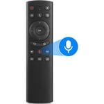 Sollbry Télécommande de remplacement sans fil pour télécommande vocale G20 pour prise en charge Android TV Box, Mini PC, PC, tablette