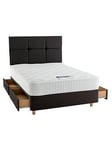 Silentnight Sophia Memory 1000 Pocket Divan Bed With Storage Options And Headboard