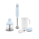 Smeg - Smeg Hand Blender with Accessories Pastel Blue - Sininen