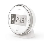 Thermostat programmable pour Chauffage central ou Électrique, Sable/Blanc Pur - EnOcean