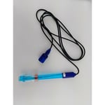 Aqualux - Sonde pH Piscine - Spéciale Pompe Doseuse Régulateur Ph - Avec Câble Et Fiche Bnc - Connexion 1/4 De Tour - Universelle Et Compatible