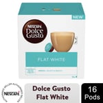 Nescafe Dolce Gusto Coffee Pods Caps Box of 16 Flat White