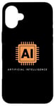 Coque pour iPhone 16 Plus Technologie de puce informatique intelligence artificielle IA