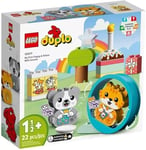 LEGO 10977 DUPLO My First Puppy & Kitten With Sounds Pet Animal Toys for Toddler