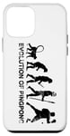 Coque pour iPhone 12 mini Ping Pong Evolution pour les joueurs de tennis de table