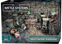 Battle Systems - Modular Tabletop 3D Gaming Sci-Fi Terrain - Perfect for 28mm-35mm Miniatures and Figures - No Painting Required - Science Fiction Aliens Wargame - (Alien Catacombs)