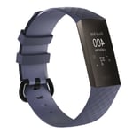 Fitbit Charge 3 - Silikonarmband str. L - Blå