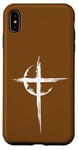 Coque pour iPhone XS Max Coque de protection pour téléphone portable Jésus sur la croix - Sweat à capuche - Croix