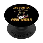 Skateboard Lovers Skater Board pour hommes PopSockets PopGrip Adhésif