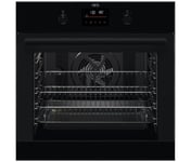 AEG BEX33501EB - Black Built in Electric Single Oven - Steam Assisted cleaning - A energy