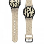 SAMSUNG X MARIMEKKO SILICONE WATCH STRAP BEIGE (GP-TYL315AMCAW)