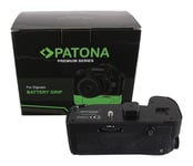 Patona Premium Batteri Grip for Panasonic G9 DMW-BGGH9RC for 1 x DMW-BLF-19 batterie inklu 150401488 (Kan sendes i brev)