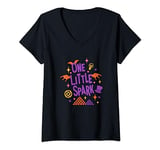 Womens One Little Spark Figment V-Neck T-Shirt