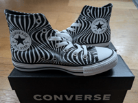 BNIB Converse Chuck Taylor AllStar Moonshot Hightop Black & White UK5 US7 EU37.5