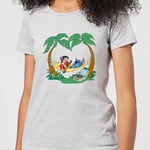 Disney Lilo And Stitch Play Some Music Women's T-Shirt - Grey - XS