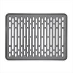 OXO Grand Tapis pour évier INOXO.13190610ML 31,1 x 29,2 x 1,3 cm, Acier Inoxydable, Gris, Large