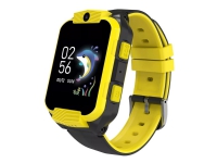 Canyon Kids Cindy KW-41 - Smart klocka med rem - display 1.69 - 512 MB - LTE - 4G - 0.3 Megapixel kamera - 36 g - yellow black