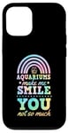 iPhone 12/12 Pro Aquariums Make Me Smile You Not So Much Bohemian Rainbow Case