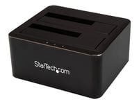 Startech.Com Dual-Bay Usb 3.0 To Sata Hard Drive Docking Station, Usb Hard Drive Dock, External 2.53.5 Sata Iiiiii, Ssdhdd Docking Station, Hot-Swap Hard Drive Bays - Top-Loading - Hdd Dockningsstation - Fack: 2 - 2.5", 3.5" - Sata 6Gb/S - Usb 3.0 -