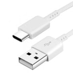 Câble USB type C Blanc pour Asus Zenfone 3 Deluxe ZS570KL