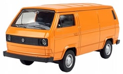 Welly Volkswagen T3 Van Orange 1:34 1:39 Scales 4.5 Inch Diecast Model Car