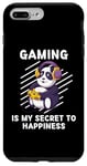 Coque pour iPhone 7 Plus/8 Plus Le jeu Kawaii Panda est mon secret pour trouver le bonheur