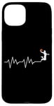 Coque pour iPhone 15 Plus Ballon de basket Battement de coeur Cadeau Joueur de Basketball