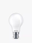 Philips 60W A60 B22 BC LED Non Dimmable Classic Bulb, Cool White