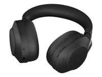 Jabra Evolve2 85 UC Stereo - Micro-casque - circum-aural - Bluetooth - sans fil, filaire - Suppresseur de bruit actif - jack 3,5mm - isolation acoustique - noir