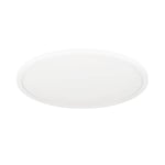 Eglo connect.z Plafonnier LED connecté Rovito-Z, Ø 42 cm, lampe de plafond contrôlable par appli et commande vocale Alexa, blanc chaud - froid, rétro-éclairage RGB, dimmable, blanc