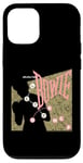 Coque pour iPhone 12/12 Pro David Bowie Let's Dance Rose et Or