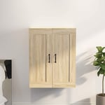 Armoire murale suspendue,Chêne sonoma,69,5x32,5x90 cm