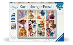 Ravensburger- Puzzle Disney Multicharacter enfants-12004118 Enfants à partir de 6 Ans-avec 100 pièces au Format XXL, 12004118