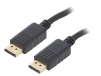 Cable DisplayPort 1.2 male des deux cotes 3m noir