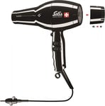 Solis Swiss Perfection Black Plus Hairdryer