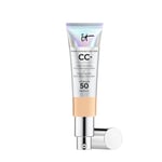 IT Cosmetics, Crème CC+ Anti-Âge Your Skin But Better, Haute Couvrance, Waterproof, Enrichi en Peptides, Collagène & Vitamines, Fini Naturel, 32 ml, Teinte : Medium