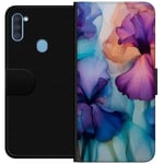 Tegnebogsetui til Samsung Galaxy A11 med Magiske blomster motiv